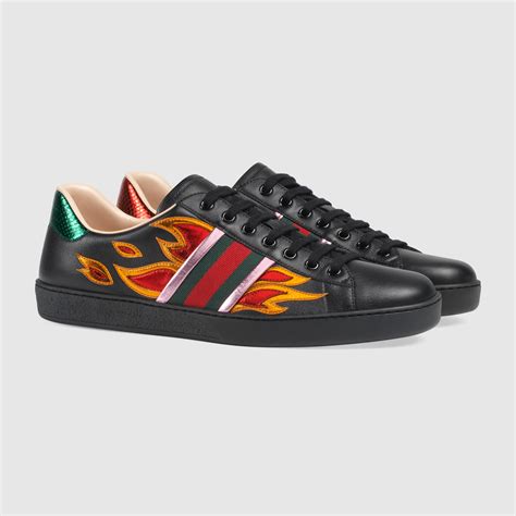 gucci ace sneaker flame